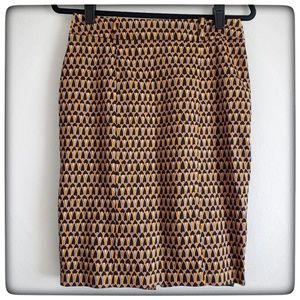 Mossimo Patterned Pencil Skirt, Size 8